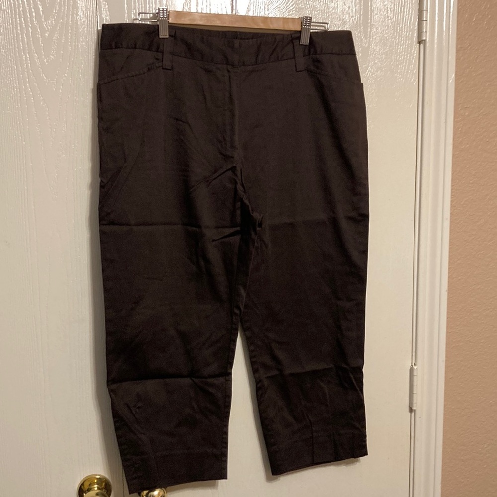 Karen Kane brown ankle pants 16R